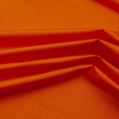 Поли понж (Дюспо) 17-1350, PU/WR, 65 гр/м2, шир.150см, цвет оранжевый - купить в Бердске. Цена 82.93 руб.