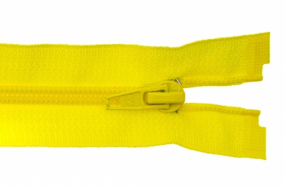 Спиральная молния Т5 131, 90 см, автомат, цвет жёлтый - купить в Бердске. Цена: 14.20 руб.