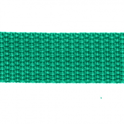 Стропа текстильная, шир. 25 мм (в нам. 50+/-1 ярд), цвет яр.зелёный - купить в Бердске. Цена: 397.52 руб.
