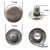 Кнопка металлическая "Альфа" с пружиной, 15 мм (уп. 720+/-20 шт), цвет никель - купить в Бердске. Цена: 1 481.69 руб.