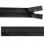 Молния водонепроницаемая PVC Т-7, 18 см, неразъемная, цвет чёрный - купить в Бердске. Цена: 21.20 руб.