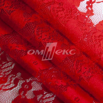 Кружевное полотно стрейч 15A61/RED, 100 гр/м2, шир.150см - купить в Бердске. Цена 1 580.95 руб.
