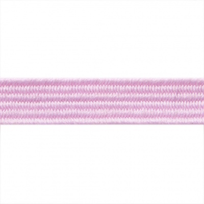 Резиновые нити с текстильным покрытием, шир. 6 мм ( упак.30 м/уп), цв.- 80-розовый - купить в Бердске. Цена: 155.22 руб.