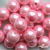 0404-00108-Бусины пластиковые под жемчуг "ОмТекс", 16 мм, (уп.50гр=24+/-1шт) цв.101-св.розовый - купить в Бердске. Цена: 44.18 руб.