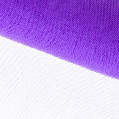 Фатин блестящий 16-85, 12 гр/м2, шир.300см, цвет фиолетовый - купить в Бердске. Цена 109.72 руб.