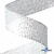 Лента металлизированная "ОмТекс", 25 мм/уп.22,8+/-0,5м, цв.- серебро - купить в Бердске. Цена: 96.64 руб.