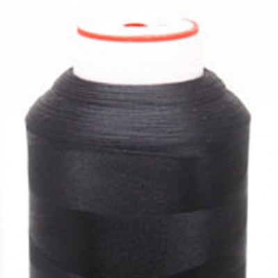Нитки текстурированные некручёные, намот. 5 000 м, цвет чёрный - купить в Бердске. Цена: 70.43 руб.
