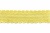 Тесьма кружевная 0621-1212А, шир. 45 мм/уп. 20+/-1 м, цвет 017-жёлтый - купить в Бердске. Цена: 1 033.32 руб.