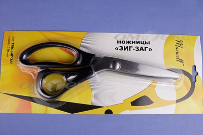 Ножницы ЗИГ-ЗАГ "MAXWELL" 230 мм - купить в Бердске. Цена: 1 041.25 руб.