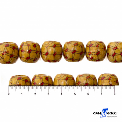 0189-Бусины деревянные "ОмТекс", 17 мм, упак.50+/-3шт - купить в Бердске. Цена: 83.66 руб.
