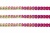 Пайетки "ОмТекс" на нитях, CREAM, 6 мм С / упак.73+/-1м, цв. 89 - розовый - купить в Бердске. Цена: 468.37 руб.