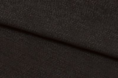 Ткань джинсовая №96, 160 гр/м2, шир.148см, цвет чёрный - купить в Бердске. Цена 350.42 руб.