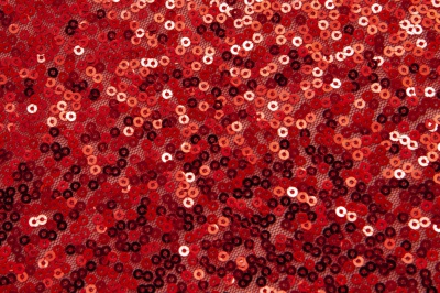 Сетка с пайетками №18, 188 гр/м2, шир.130см, цвет красный - купить в Бердске. Цена 371 руб.