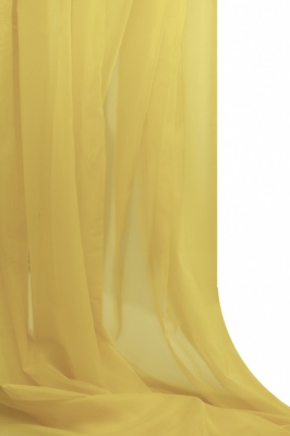 Портьерный капрон 12-0826, 47 гр/м2, шир.300см, цвет св.жёлтый - купить в Бердске. Цена 137.27 руб.
