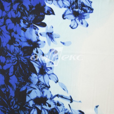 Плательная ткань "Фламенко" 19.1, 80 гр/м2, шир.150 см, принт растительный - купить в Бердске. Цена 241.49 руб.