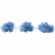 Тесьма плетеная "Рюш", упак. 9,14 м, цвет голубой - купить в Бердске. Цена: 45.87 руб.