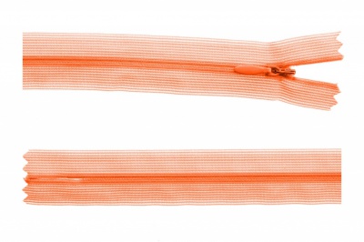 Молния потайная Т3 849, 20 см, капрон, цвет оранжевый - купить в Бердске. Цена: 5.17 руб.
