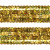 Тесьма с пайетками D16, шир. 20 мм/уп. 25+/-1 м, цвет золото - купить в Бердске. Цена: 778.19 руб.