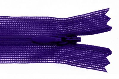 Молния потайная Т3 866, 50 см, капрон, цвет фиолетовый - купить в Бердске. Цена: 8.71 руб.