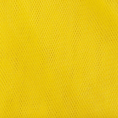 Фатин матовый 16-70, 12 гр/м2, шир.300см, цвет жёлтый - купить в Бердске. Цена 112.70 руб.