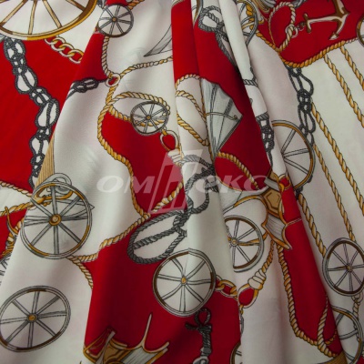 Плательная ткань "Фламенко" 13.1, 80 гр/м2, шир.150 см, принт этнический - купить в Бердске. Цена 241.49 руб.
