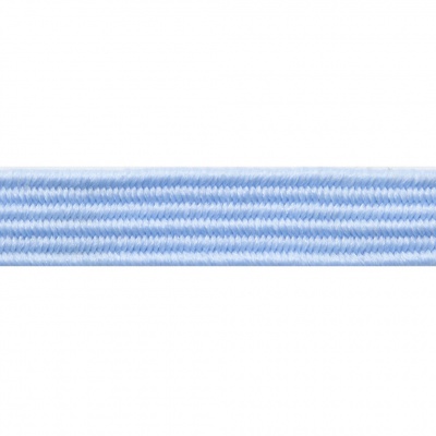 Резиновые нити с текстильным покрытием, шир. 6 мм ( упак.30 м/уп), цв.- 108-голубой - купить в Бердске. Цена: 155.22 руб.